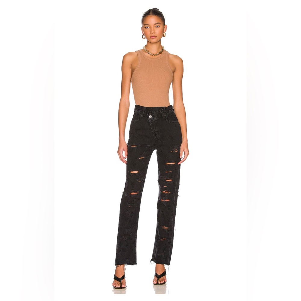 AGOLDE NWT - Criss Cross Straight Jean in Feverish - Size 24